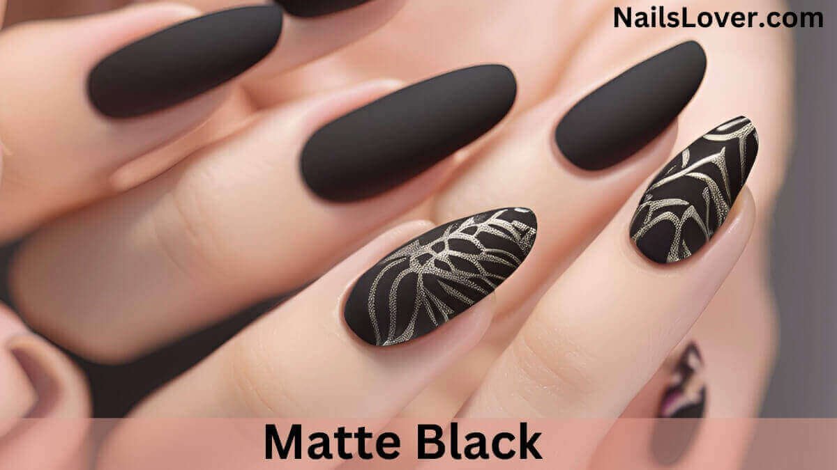 Matte Black Nails Matte Black Nails
